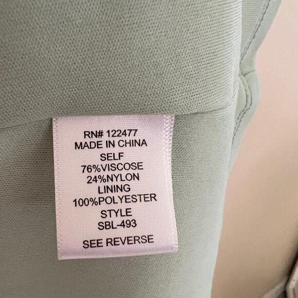 NSR Anthropologie Green Cold Shoulder Top Size XL - Picture 6 of 13